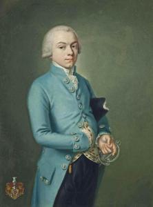 BENEDIKT BECKENKAMP KASPAR 1747-1828,Portrait of Engelbert Anton Cyriac Heereman vo,1769,Christie's 2015-09-08