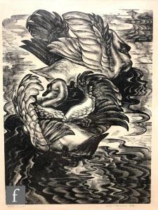 BENENSON Leslie Charlotte 1941-2018,Swans,1969,Fieldings Auctioneers Limited GB 2023-01-12