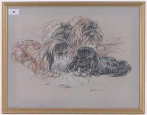 BENENSON M,3 Pekingese dogs,1996,Burstow and Hewett GB 2016-08-24