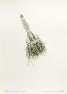 BENES Barton Lidice 1942-2012,Untitled (Paintbrush),1983,Swann Galleries US 2023-08-17