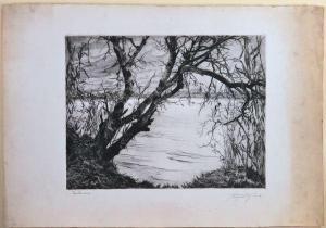 BENET ESPUNY Jose 1920,“Ribera de un río”,Goya Subastas ES 2012-02-20