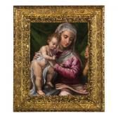 BENFATTO Luigi 1559-1611,Madonna col Bambino e San Giovannino,Wannenes Art Auctions IT 2016-11-30