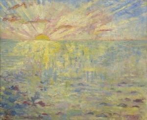 BENGEN Harold Tronson 1879-1962,Sonnenaufgang auf Hiddensee,1910,Galerie Bassenge DE 2023-06-10