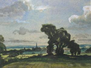 BENGER Basil,View of Chichester Cathedral,Andrew Smith and Son GB 2007-09-04