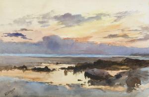 BENGER W.E. 1841-1915,Coastal landscape,Rosebery's GB 2020-11-24