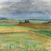 BENGT Koch 1912-1978,Landscape with grey sky,Bruun Rasmussen DK 2015-10-12