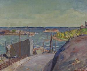 BENGTS Oscar 1885-1966,Kaivopuiston ranta,Hagelstam FI 2014-10-07