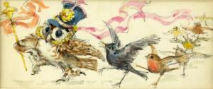 BENHAM RONALD 1915-1993,Marching Birds,Mallams GB 2019-04-15