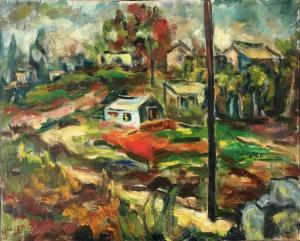 BENIJAMINI Bracha 1901-1993,Landscape,Montefiore IL 2017-04-19