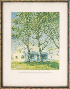 BENIKER Gerrit Albertus 1882-1934,A Typical Cape Cod Cottage,Eldred's US 2019-10-17