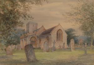 BENINGFIELD Gordon George 1936-1998,A view of Stinsford Church, Dorset,Duke & Son GB 2023-10-19
