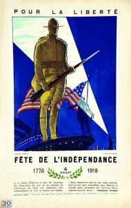 BENITO,Pour la Liberté Fête de l'Indépendance 4 juillet 1918,1918,Artprecium FR 2019-04-03