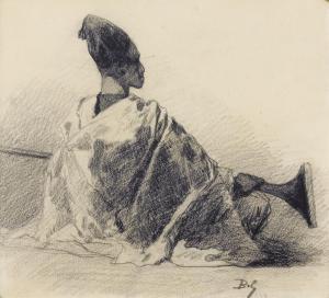 Benjamin Constant Jean Joseph 1845-1902,GARDE ASSIS,Sotheby's GB 2012-10-09