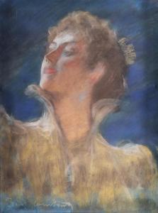 Benjamin Constant Jean Joseph 1845-1902,Ritratto femminile,Art International IT 2023-12-20