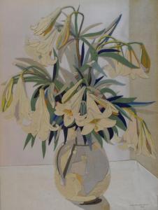 BENJAMIN SEXTON Hilda 1904-1965,Still-life of flowers,1936,Clevedon Salerooms GB 2020-03-12