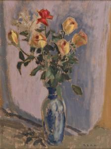 BENN 1905-1989,Bouquet of yellow roses,Desa Unicum PL 2024-01-30