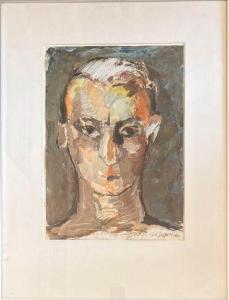 BENNASSAR Joan 1950,Portrait d'homme,1984,Morand FR 2024-01-11