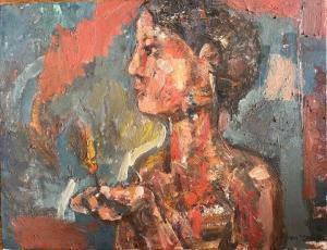 BENNASSAR Joan 1950,Portrait de femme,1984,Morand FR 2024-01-11