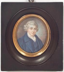BENNER Jean Henri 1776-1829,PORTRAIT MIINIATURE OF A MAN,18th century,Galerie Koller CH 2018-03-20