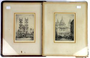 BENNETT Alfred 1861-1923,St Pauls from Ludgate Hill and Westminster Abbey,Ewbank Auctions 2020-12-10