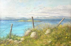 BENNETT Brian Theodore Norton 1927,Coastal Landscape with Wild Flowers,Ewbank Auctions GB 2022-03-24