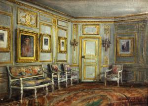 BENNETT Frank Moss 1874-1953,An interior at Fontainebleau,Bonhams GB 2013-04-14