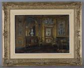 BENNETT Frank Moss,Marie Antoinette's Boudoir, Fontainebleau,20th century,Tooveys Auction 2019-03-20
