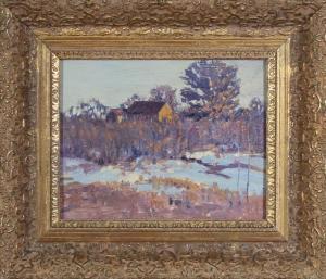 BENNETT Frank Moss 1874-1953,Winter in Connecticut,1927,O'Gallerie US 2024-01-23