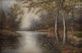 BENNETT GWENDOLYN 1902-1981,Untitled (River Landscape).,1931,Swann Galleries US 2012-10-18