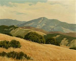 BENNETT Joseph Hastings 1889-1969,California Hills,John Moran Auctioneers US 2007-05-22