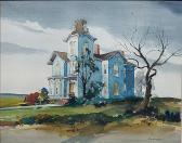 BENNETT 1800-1900,Victorian House in Landscape,Rachel Davis US 2014-10-25
