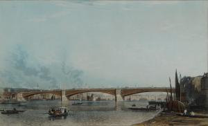 BENNETT William James 1787-1844,A View of the Southwark Bridge No.1 and No.2,Rosebery's 2022-08-18