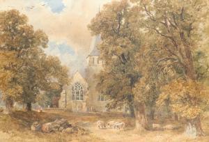 BENNETT William 1811-1871,St. James' Church, Shere, Surrey,1856,Woolley & Wallis GB 2021-08-11
