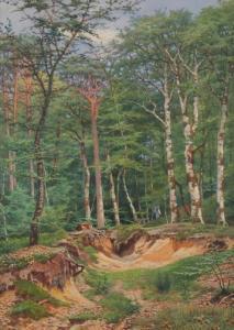 BENNEWITZ VON LÖFEN Karl 1826-1895,Lehmgrube im Misdroyer Wald,Von Zengen DE 2017-12-01