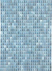 BENOHOUD Hicham 1968,Portraits en bleu,Compagnie Marocaine des Oeuvres et Objets d'Art MA 2008-03-29