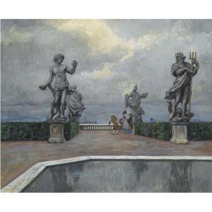 BENOIS Alexander Nikolaiev 1870-1960,PALACE GARDENS,1918,Sotheby's GB 2009-11-30