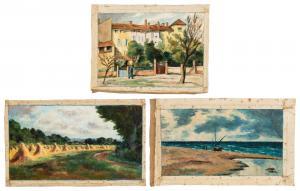 BENOIS Nadia 1896-1975,Three Landscapes,Sotheby's GB 2023-07-07