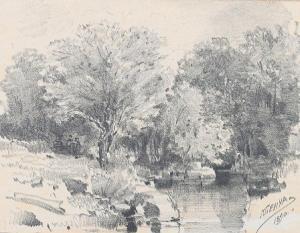 BENOIS Nikolaj Leon 1813-1898,Landscape,1890,Bonhams GB 2010-06-07