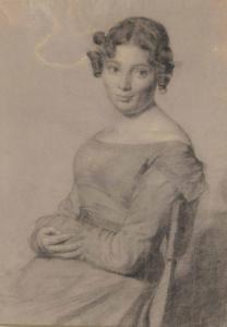 BENOIST Marie Guilhelmine 1768-1826,Portrait de jeune femme assise,Brissoneau FR 2019-07-03