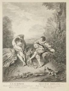 BENOIT Audran 1698-1772,La Surprise,1731,Binoche et Giquello FR 2016-11-04