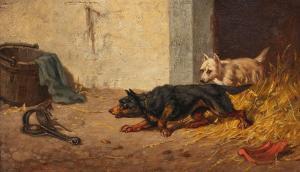 BENOIT Camille 1820-1882,The Rat Trap,1873,Sotheby's GB 2023-06-12