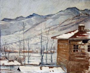 BENOUN Solomon 1908-1984,Winter Landscape,Victoria BG 2011-03-31