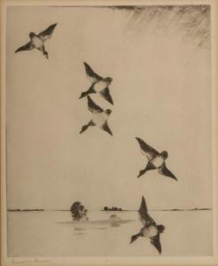 BENSON Frank Weston 1862-1951,On Swift Wing,1927,Copley US 2011-01-15
