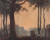 BENSON GEORGE COURTNEY 1886-1960,MORNING MIST,GFL Fine art AU 2021-05-25