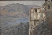 BENSON John Miles Bourne 1889-1950,Castle Ruins in a Mountainous Landsc,Rowley Fine Art Auctioneers 2021-04-10