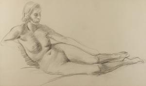 BENSON John Miles Bourne 1889-1950,Study of female nudes,Canterbury Auction GB 2020-06-06
