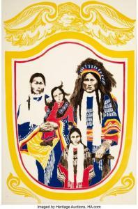 BENSON Ritchie A 1941-1996,American Indian #5 American Indian #7,Heritage US 2020-05-29