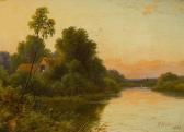 BENSON Robert 1939,Cottage in a river landscape,Bonhams GB 2009-03-04