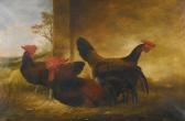 BENSON T 1900,HENS AND COCKERELS IN A FARMYARD,Sotheby's GB 2016-03-02