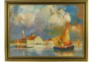 BENT WALKER EDWIN 1892-1903,scenes on the lagoon Venice,Burstow and Hewett GB 2015-09-23